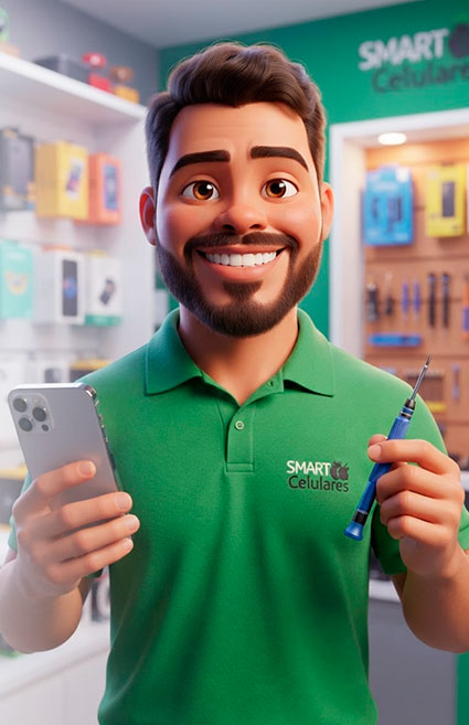 Técnico especializado em reparo de iPhones